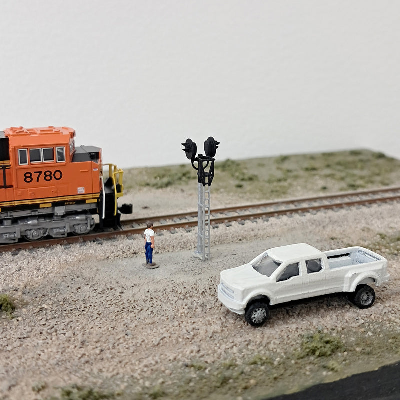 N Scale G-Type Double Head Bi-Directional Signal NO LED'S