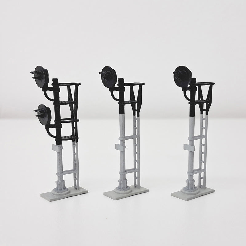 N Scale G-Type Signal Turnout Set Freestanding NO LED'S