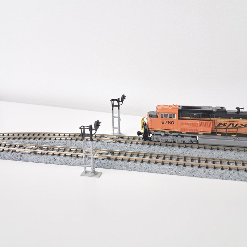 N Scale G-Type Signal Turnout Set Freestanding NO LED'S