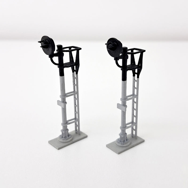 N Scale G-Type Block Signal Set Freestanding NO LED'S