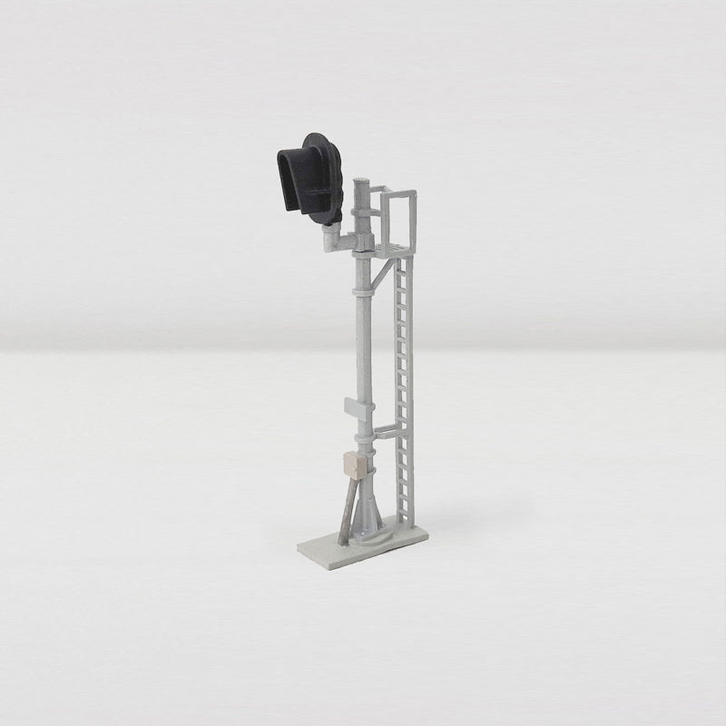 N Scale Modern Snow Hood D-Type Single Head Signal Freestanding NO LED'S