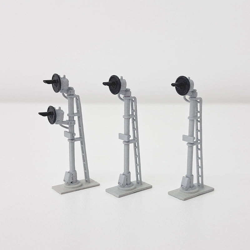 N Scale Searchlight Signal Turnout Set Freestanding NO LED'S