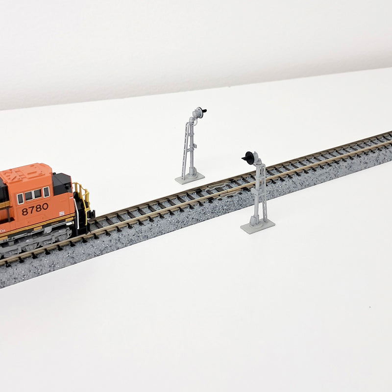 N Scale Searchlight Block Signal Set Freestanding NO LED'S