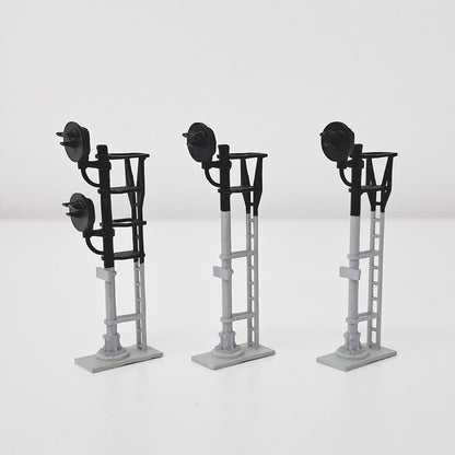 N Scale G-Type Signal Turnout Set Freestanding NO LED'S