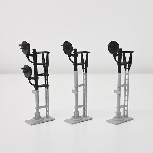 N Scale G-Type Signal Turnout Set Freestanding NO LED'S