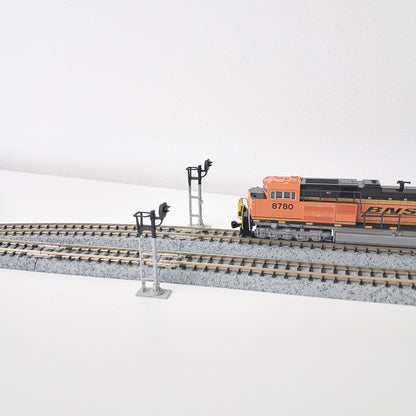 N Scale G-Type Signal Turnout Set Freestanding NO LED'S