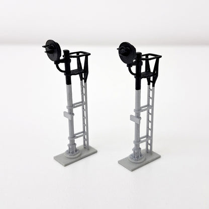 N Scale G-Type Block Signal Set Freestanding NO LED'S