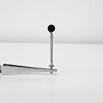 N scale single head searchlight signal front view.
