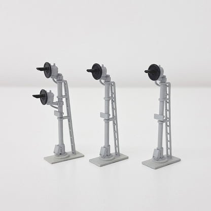 N Scale Searchlight Signal Turnout Set Freestanding NO LED'S