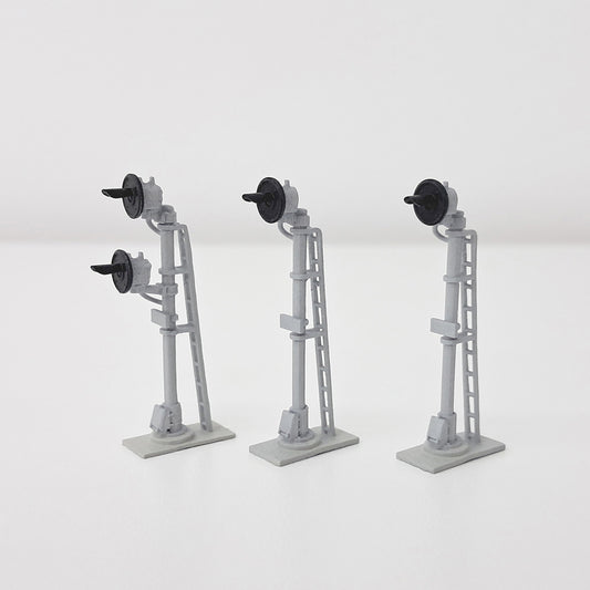 N Scale Searchlight Signal Turnout Set Freestanding NO LED'S