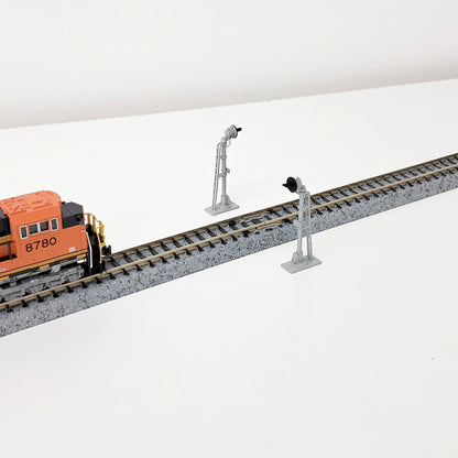 N Scale Searchlight Block Signal Set Freestanding NO LED'S