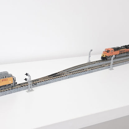 N Scale Searchlight Signal Turnout Set Freestanding NO LED'S